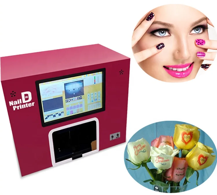 

Hot sale digital finger nail art printing machine nail printer, Customized colors