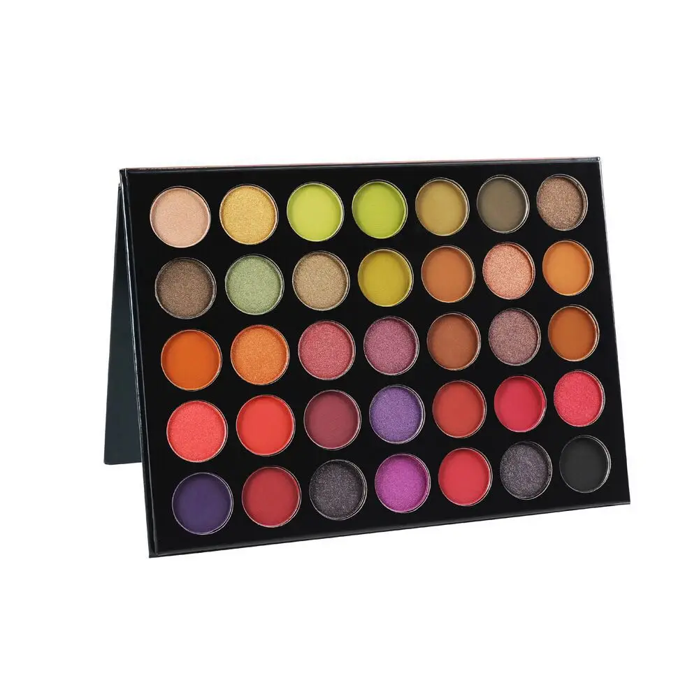 

New Trending Good Quality 35 Color Eyeshadow Palette with cardboard packaging