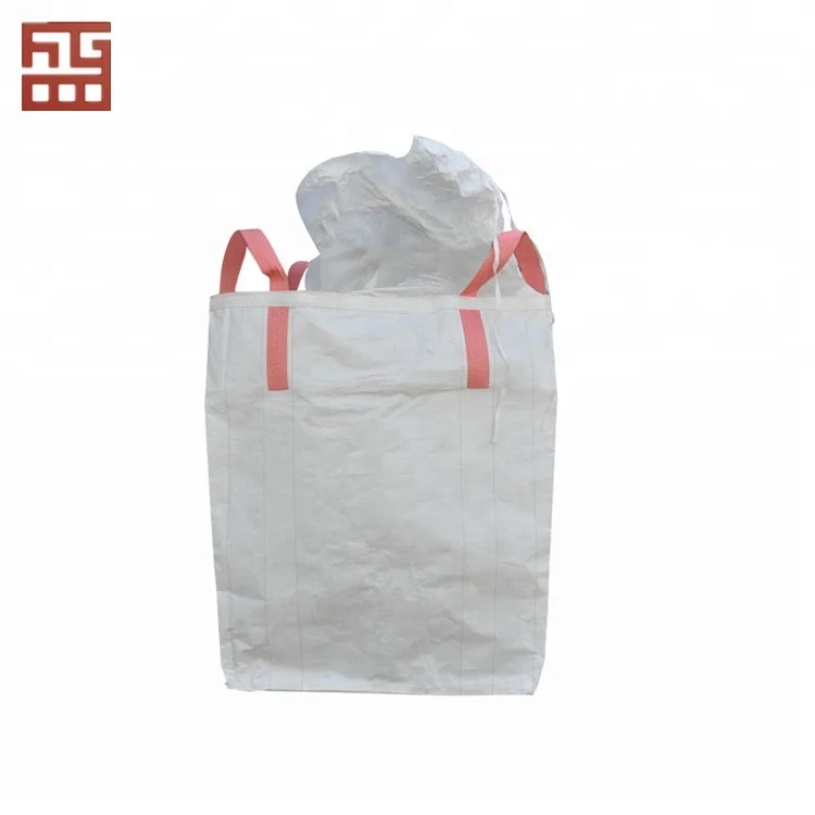 Polypropylene White Plastic Jumbo Bag, Size: 90x90x110 Cm