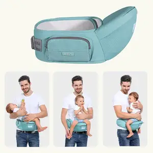 Image of Baby Waist Stool Professional Baby Hip Seat Carrier with Zipper Pockets Suitable for Babies between 0 to 4 years old