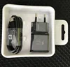 High Quality 2 in1 EU Charging Plug Type C Charging Cable Usb Wall Charger For Samsung S8 S9 Note8 Travel Adapter
