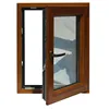 Aluminum Alloy Black Color Interior Sliding Window and Door