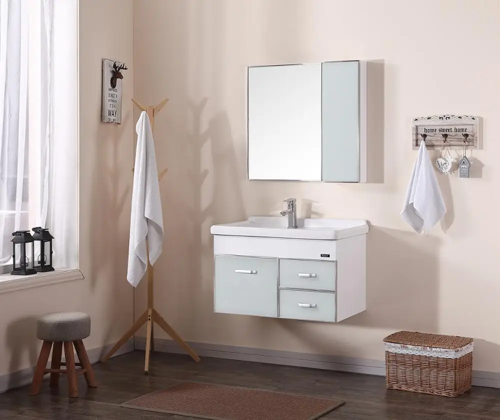 New Design Ceramic Hand Wash Wall Mounted Pvc Bathroom Wash Basin