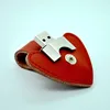 wholesale heart shape leather usb memory stick Promotional Ideas Leather Flash Memory 4 GB