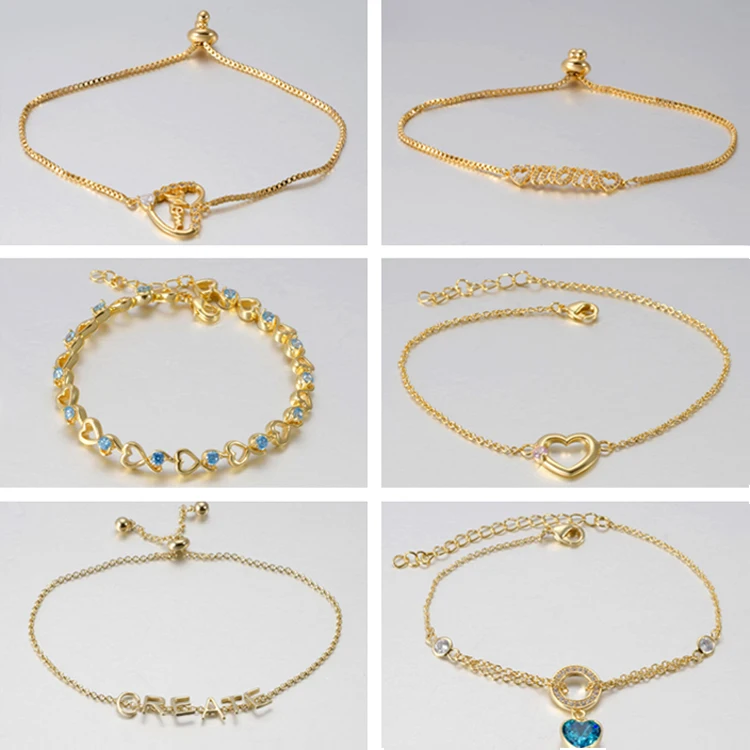 Adjustable Baby Bracelet Girl Gold Plated Link Bracelet Buy Baby