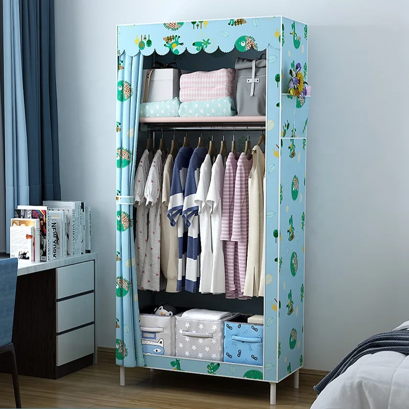 
Metal foldable design bedroom wall wardrobe 