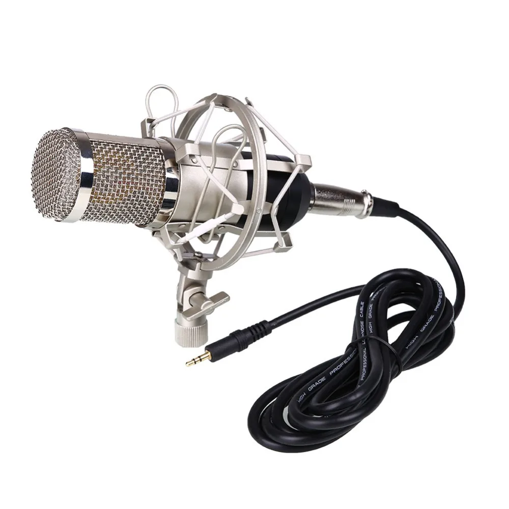Free shipping BM800 Condenser Microphone Pro Audio Studio Vocal Recording Mic mikrofon microfono microfone condensador