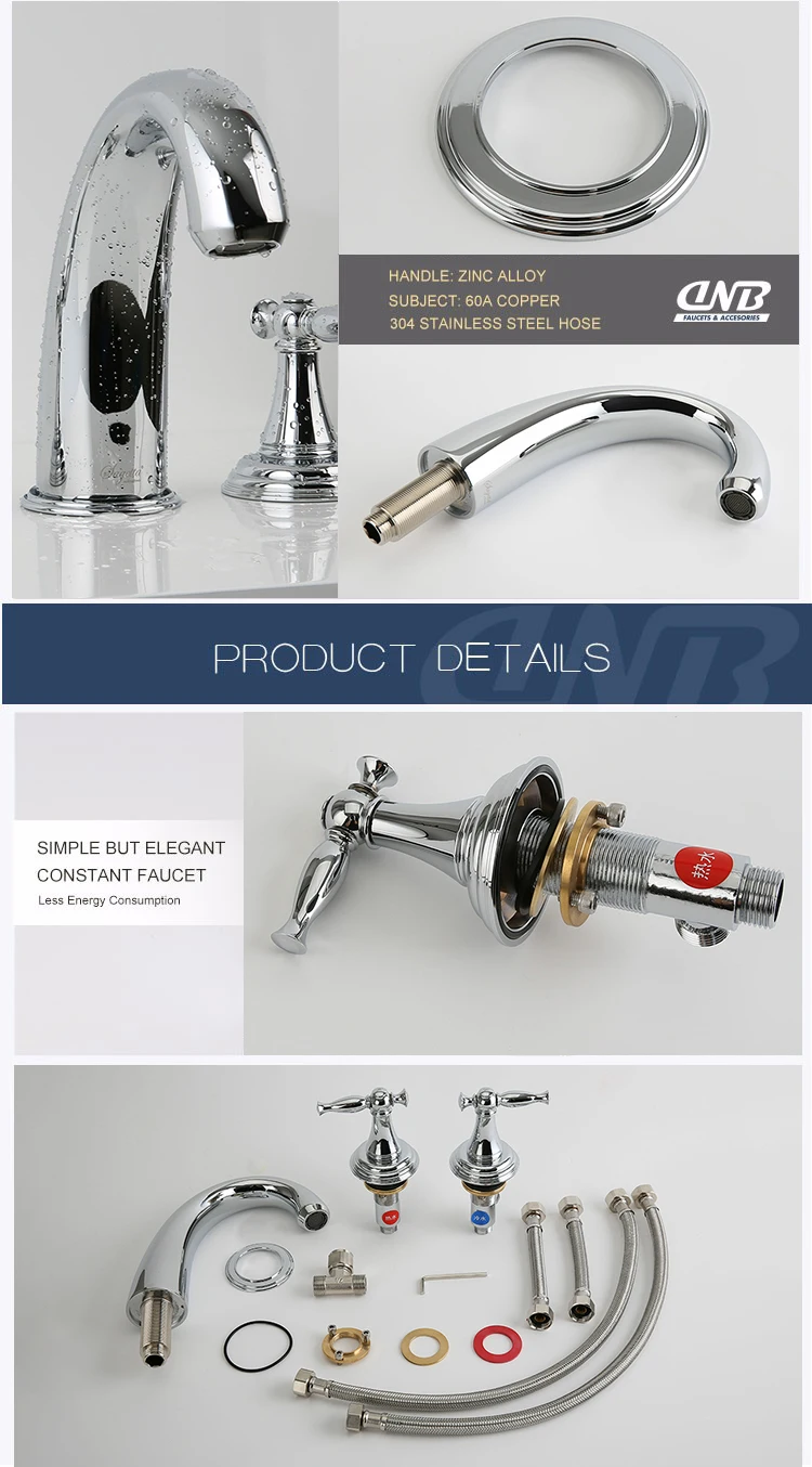 Best Dual Handle Zinc Alloy Bathroom Faucets And Accessories Buy