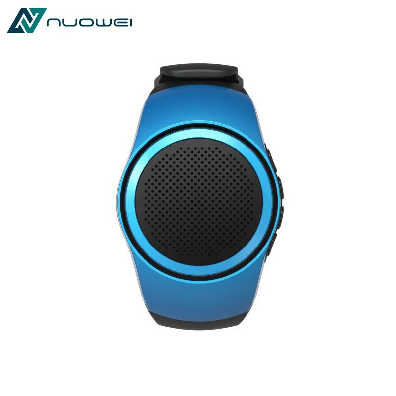 

Fashion wireless watch portable mini sport outdoor bluetooth speaker for bicycle, White/golden/blue/red/black