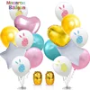 12inch Happy Easter Day Bunny Pattern Latex Balloon - 3 Colors for Choose SET99