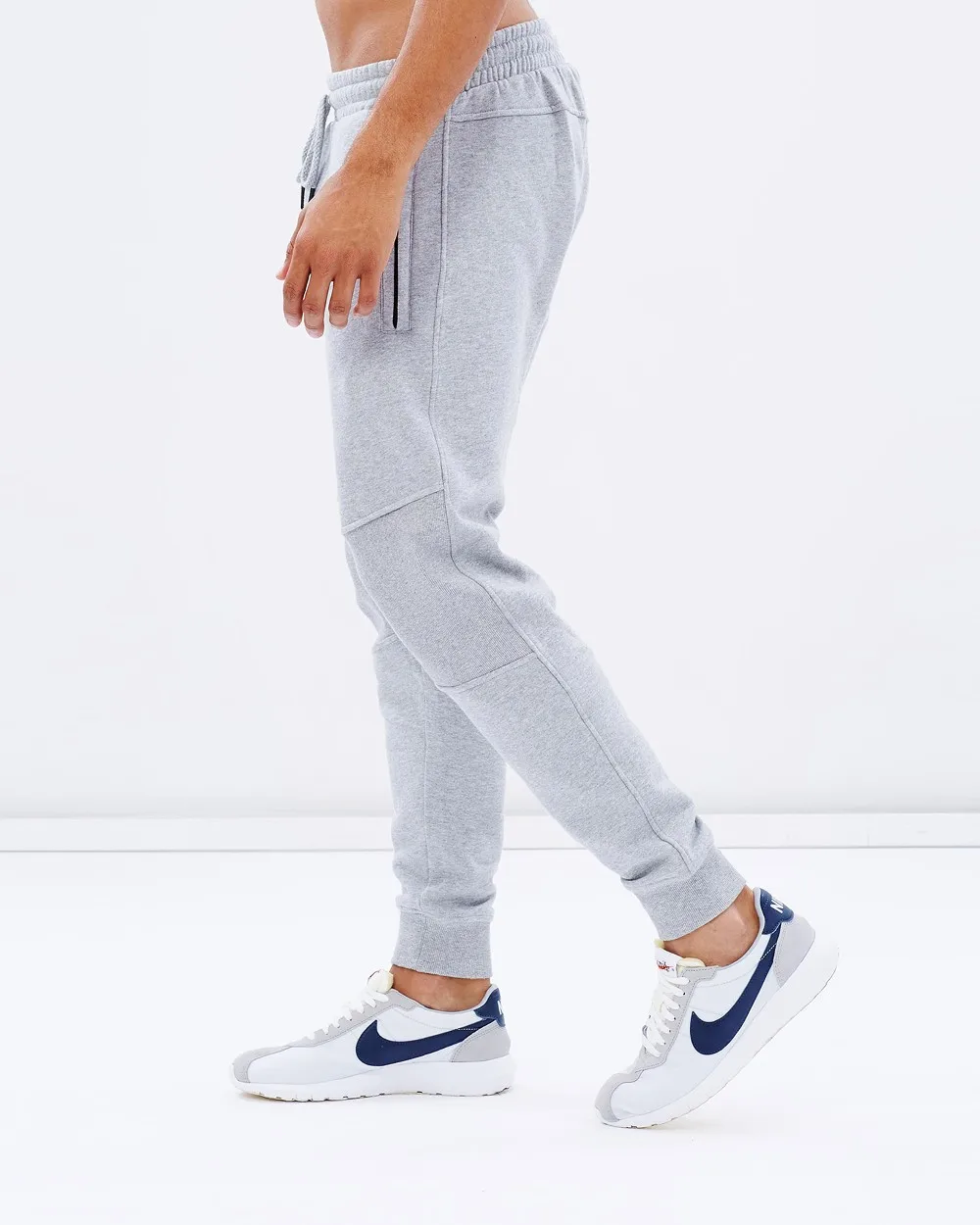 mens grey jogger sweatpants