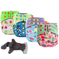 

Happy flute washable night AIO Breathable baby diaper low factory price supplier in china