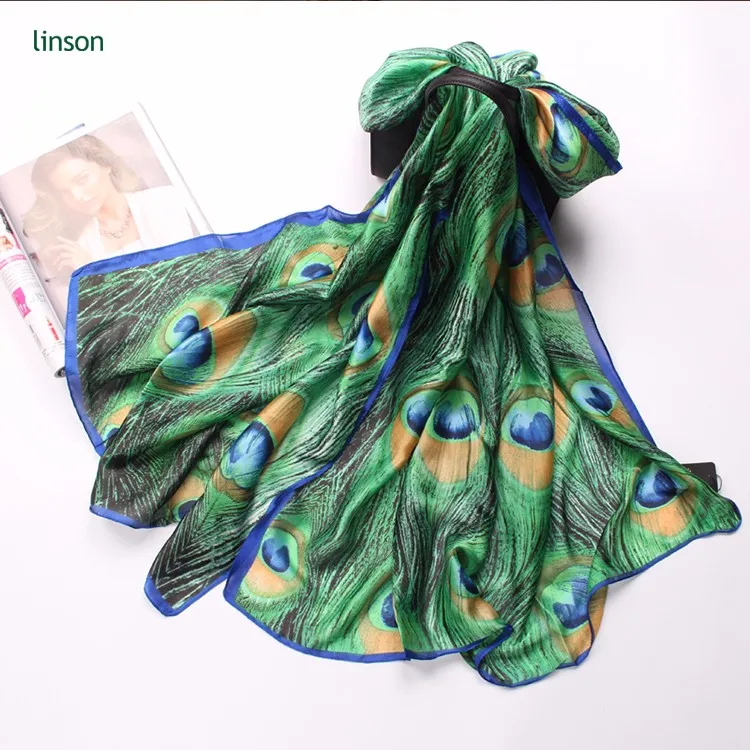 printed silk shawl