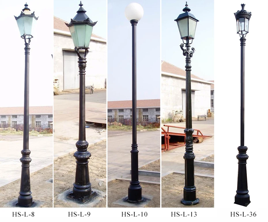 Outdoor Antique Cast Iron Street Lighting Poles - Buy Street Lighting ...