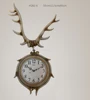 Hot sell decoration wall clock deerhorn element classic wall clock