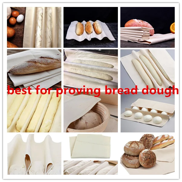 Premium Quality Dough Proofing Cloth Nonsticking Cotton Canvas Bakers