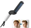 Newest multifunction hair straightener quick men beard straightener styler modelling comb