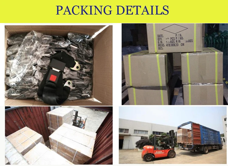 3-point safety belt buckle