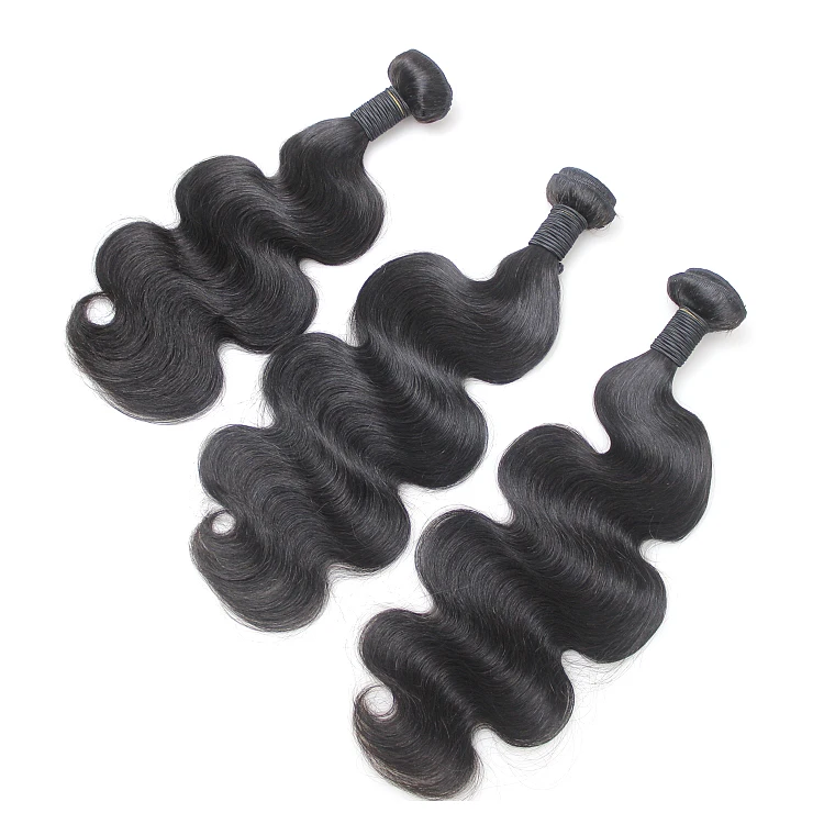 

Wholesale 10a grade double drawn hair virgin raw unprocessed human hair bundle body wave malaysian hair no tangle no shed, Natural color