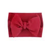 Baby Headband Large Bows Headwrap Stretch Textured Fabric Headbands Bows