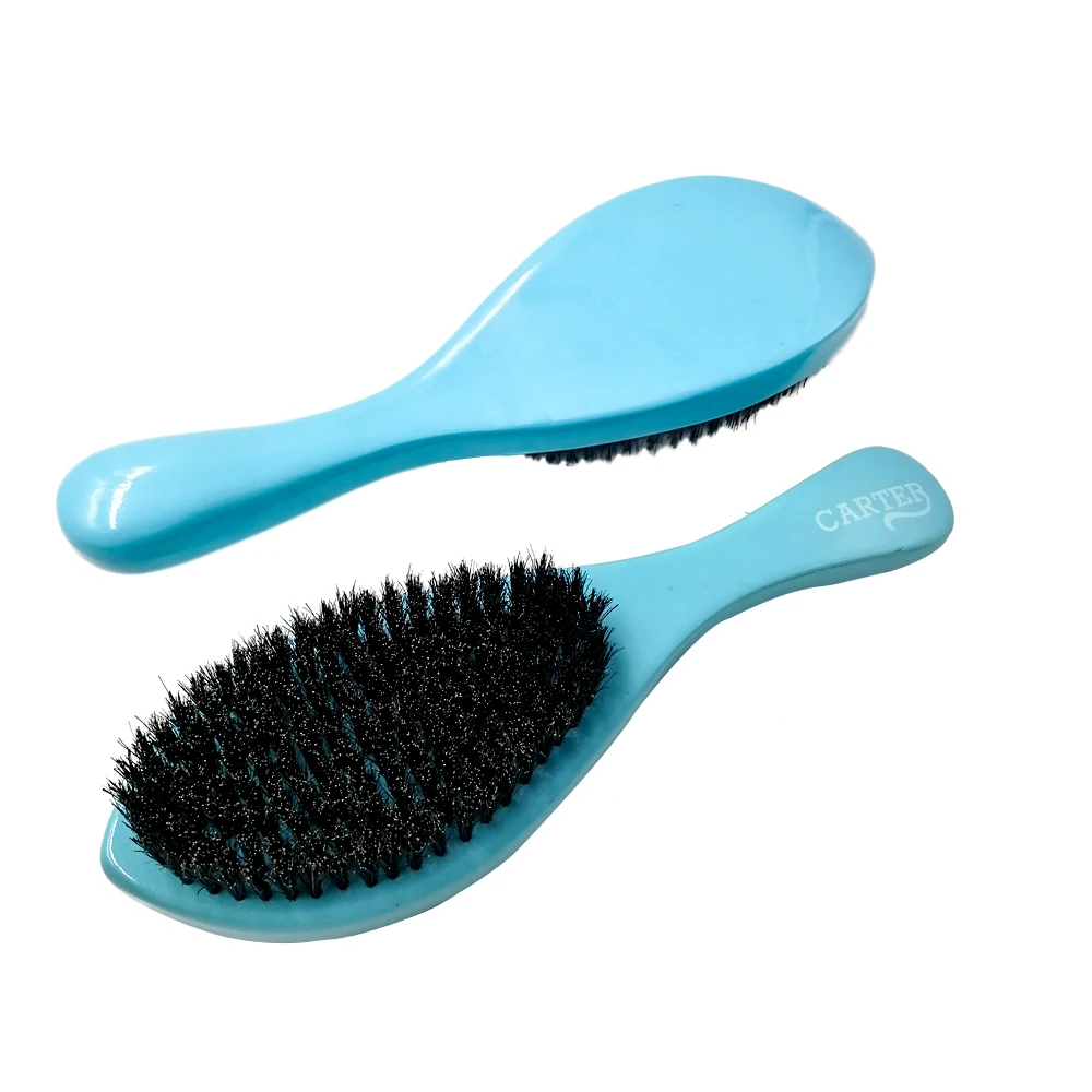 Amazon Hot Selling100 Boar Bristles Wave Hair Brush And 360 Wave Brush