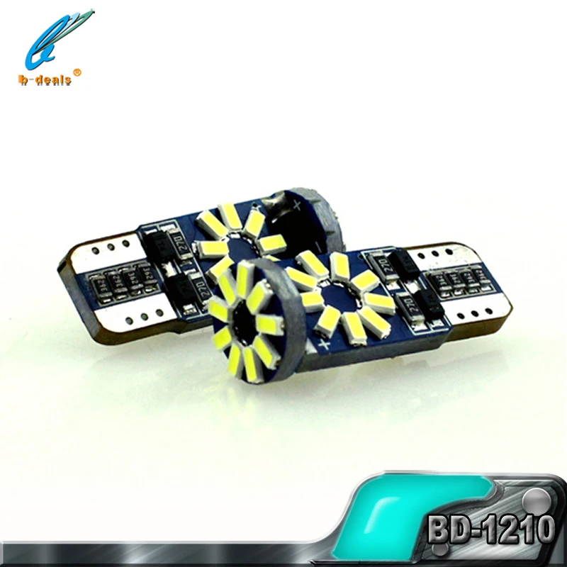 12V 2.5W 27leds 3014SMD LED side marker lights Canbus T10