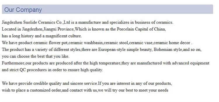 Chinese style cylinder blue flower ceramic storage jar