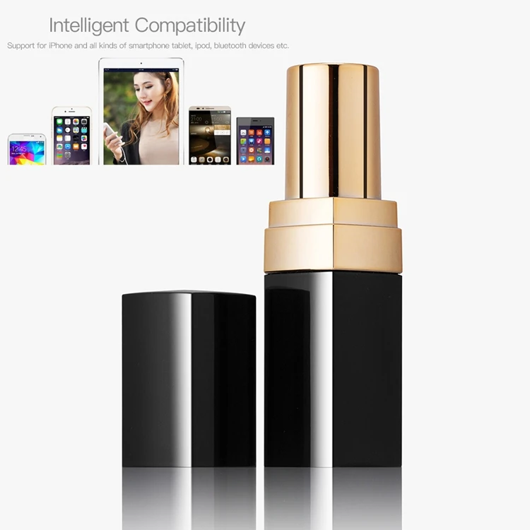 hot selling mini lipstick power bank portable charger power banks with usb cable - ANKUX.COM