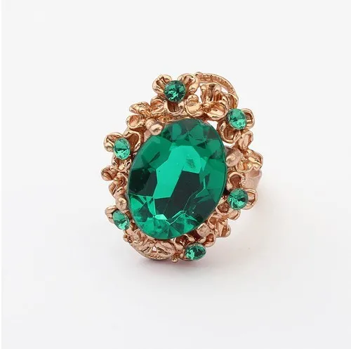 R054 Europe And The United States Retro Fashion Droplets Ring 2236
