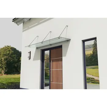 Factory Direct Sale Awning Fitting Polycarbonate Glass Front Door