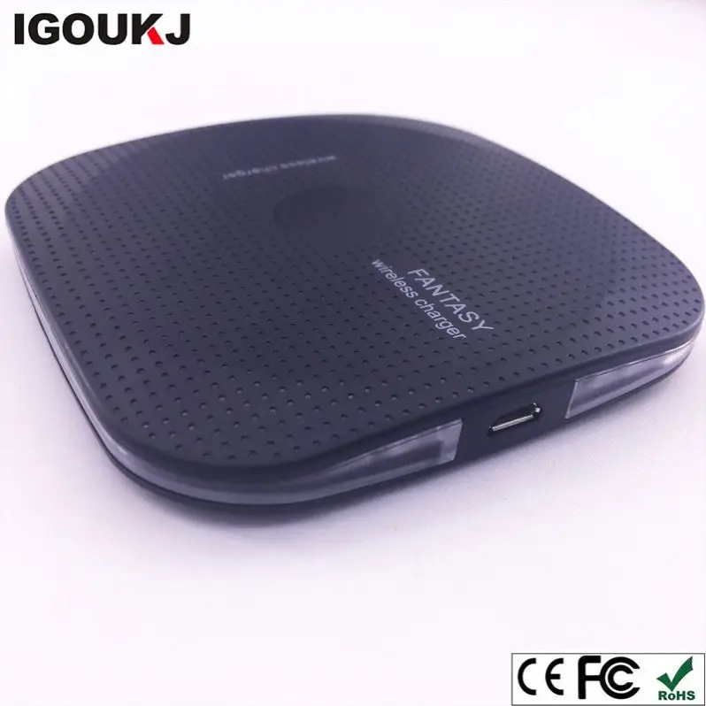 

Free shipping hot sale charging pad for iphone X 8 for samsung s8 s9 qi wireless charger for nokia portable charge pad