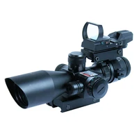 

Military Hunting 4 Reticle Holographic Sight 2.5-10x40 Red Laser Rifle Scopes