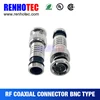 BNC male to F compression connector adapter for rg11 rg6 rg58 rg9 cable