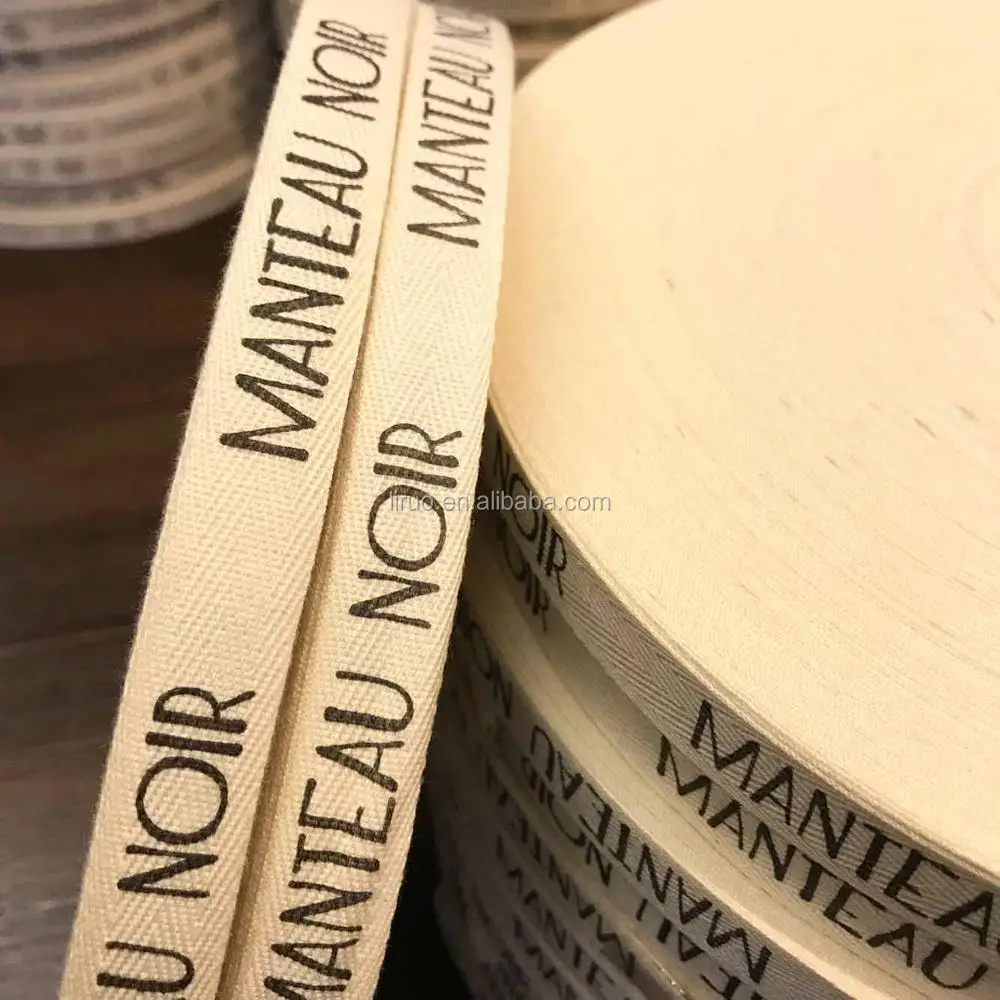 custom printed cotton ribbon