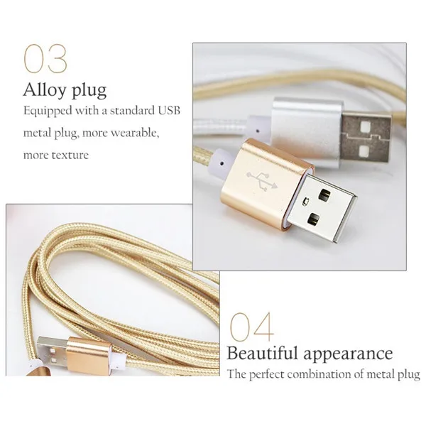 Custom Braided USB Cable 3 Meter /10FT Durable Nylon Braided Charging Cable for iPhone Charger - ANKUX.COM