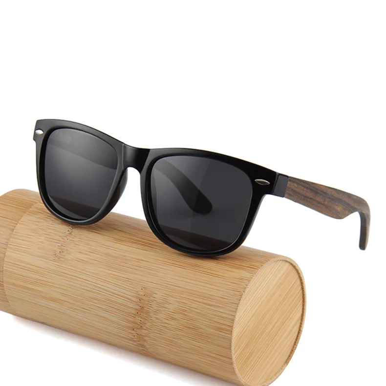 

Natural Wood Sunglasses Polarized Custom With Wood Arms