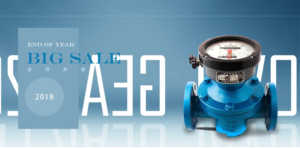 Digital Positive Displacement Diesel Fuel Oval Gear Meter