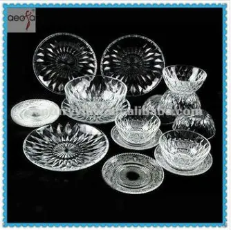 glass tableware sets
