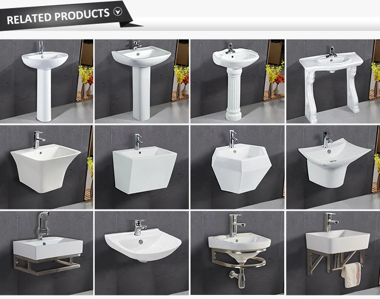 Golden Dragon corner design Freestanding hand wash sink with a stand