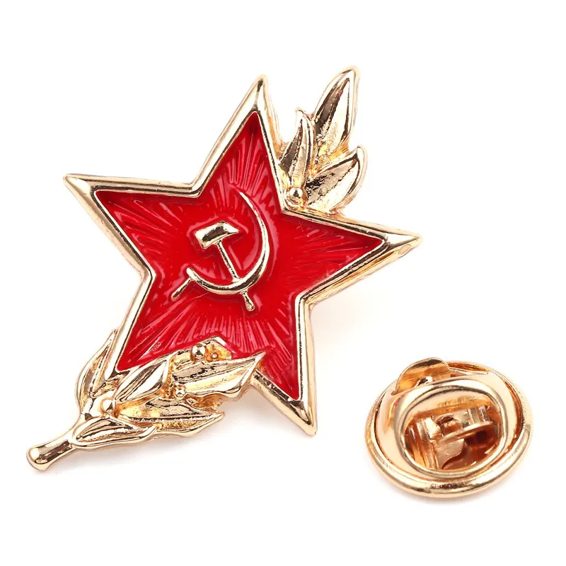classic soviet union flag brooch socialist republics national