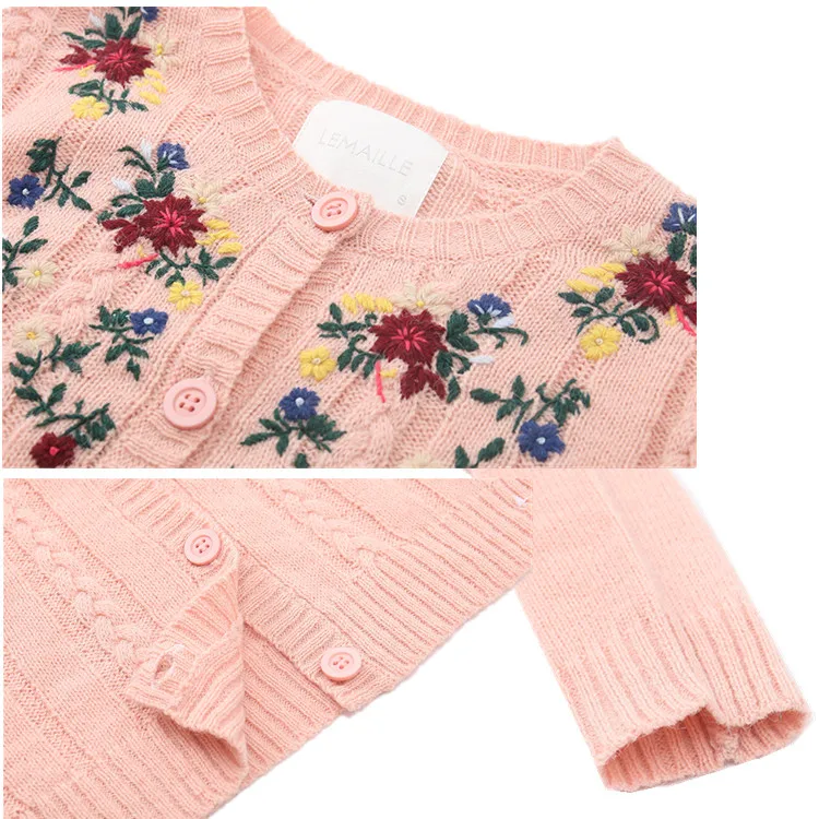 Oversized Long Cable Knit Cardigan Embroidered Alpaca Sweaters Women.jpg