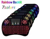

Cheaper Price for i8 mini 2.4GHz Wireless Keyboard 7 Color Backlit Air Fly Mouse for Smart TV Box