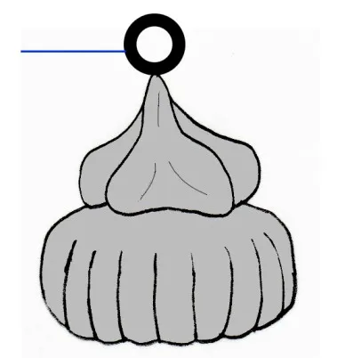 

Biscuit pendant, As picture