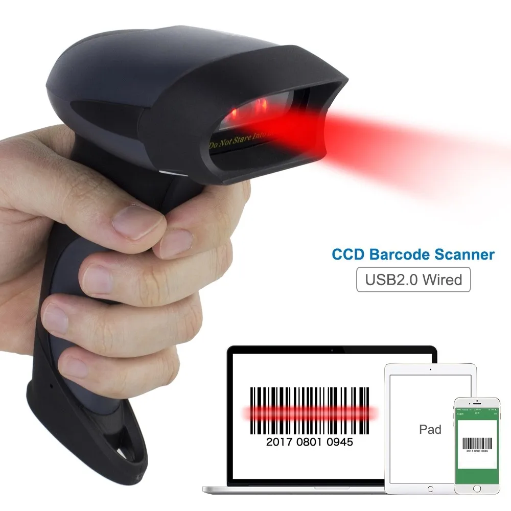 New Arrival Supermarket High Performance Wired Laser Barcode Scanner ...