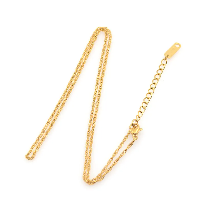 

Artificial 22k gold chain necklace design, N/a