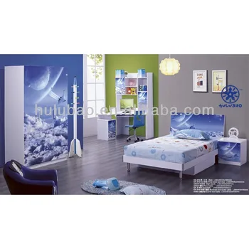 Kid Bedroom Furniture Set Computer Table Single Bed And Wardrobe Buy Kids Bedroom Furniture Computer Table Single Bed Product On Alibaba Com