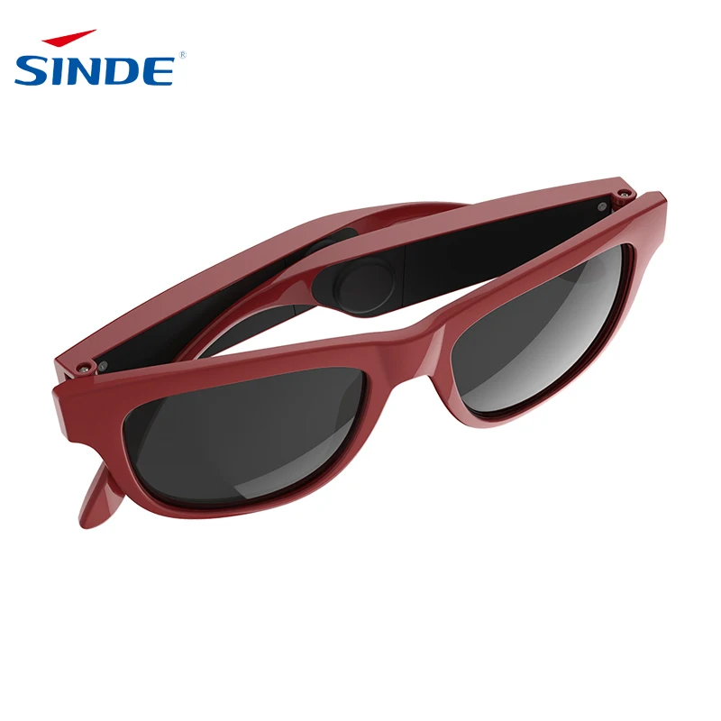 

2019 New Wireless Smart headset bone conduction sunglasses with Polarized UV400