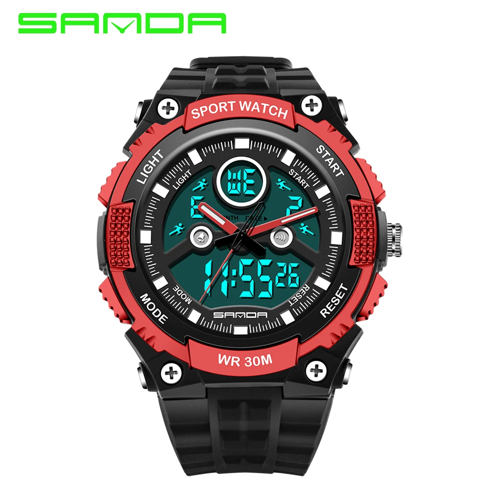 

Sanda 709 Watch Luxury Brand Fashion Casual Sport Digital Quartz Watches Relojes mujer Wristwatches Clock