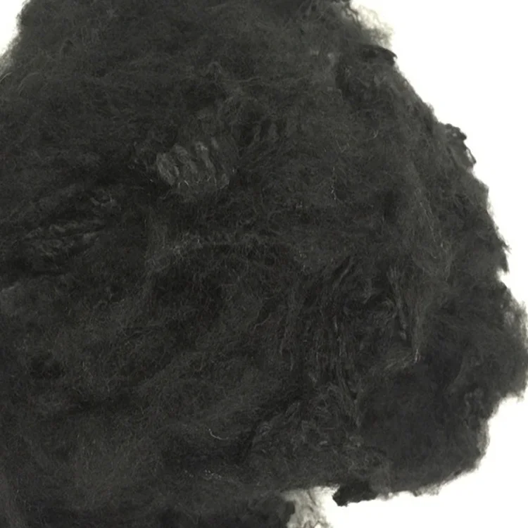 
100% recycled solid micro denier polyester fiber with good price 