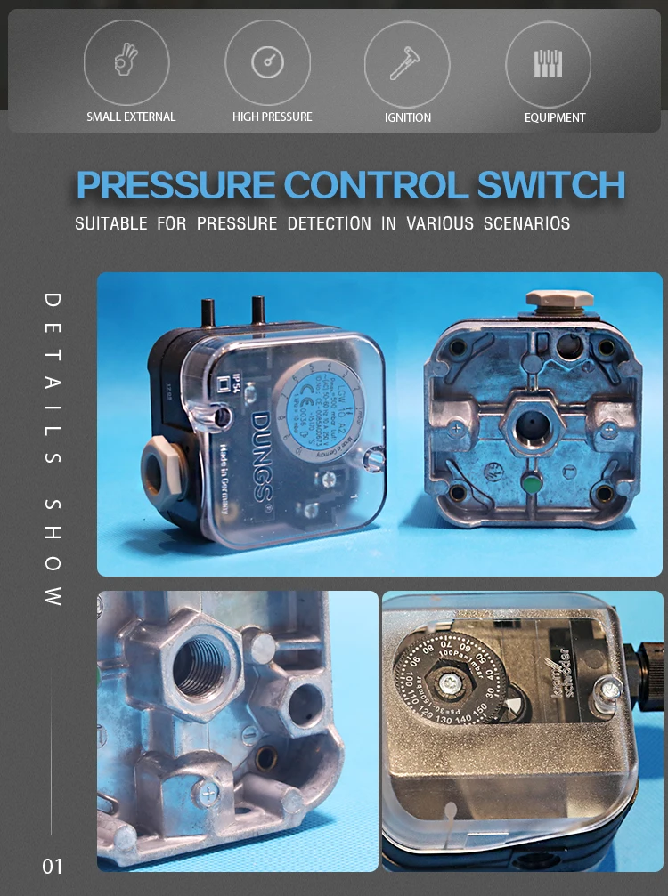 High Quality Gas Air Pressure Switch For Detecting Pressure Buy Air